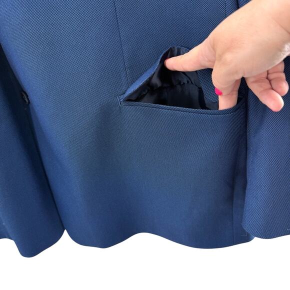 Michael Kors 2 Piece Suit Set Blue Blazer 50R and Pants 44W Preppy Business - Picture 6 of 14